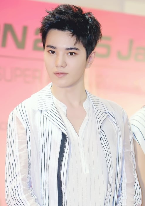 Sungjong as seen at the music festival KCON Press Conference in Japan on April 22, 2015