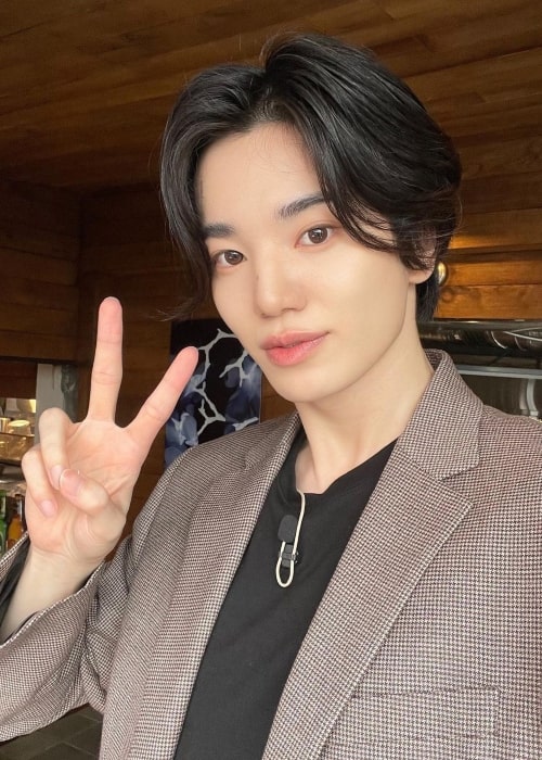 Sungjong as seen while taking a selfie in September 2022