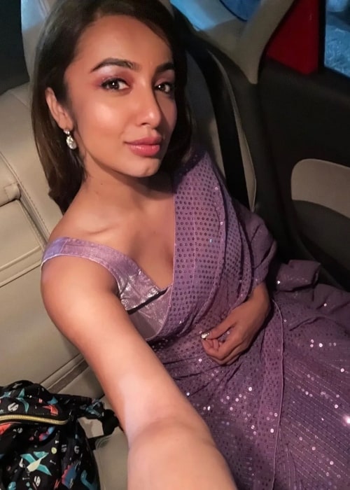 Tejaswi Madivada as seen in a selfie that was taken in December 2022