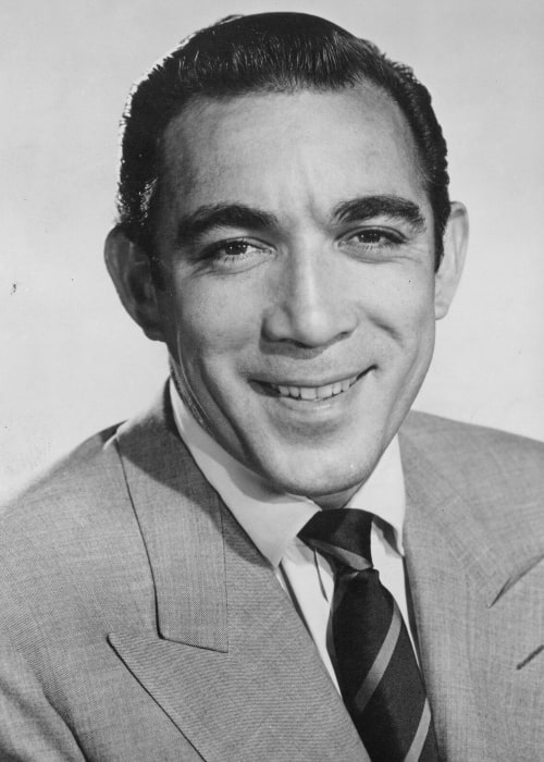 Anthony Quinn as seen in a publicity photo, circa 1960s