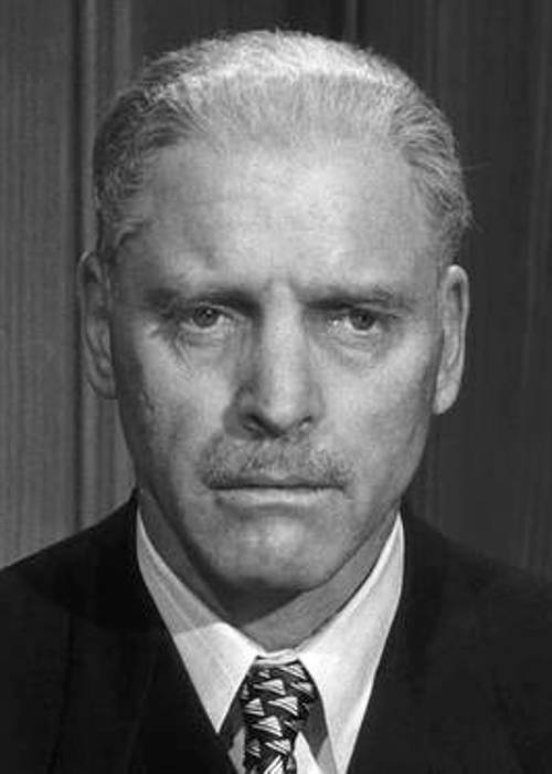 Burt Lancaster as seen in a still from the 1961 film Judgment at Nuremberg
