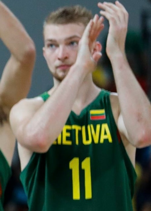 Domantas Sabonis during the 2016 Summer Olympic Games in Brazil