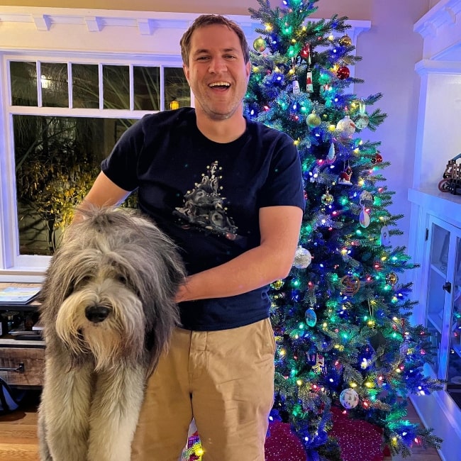 Doug DeMuro as seen in a picture with his dog Noodle that was taken in December 2021, in San Diego, California