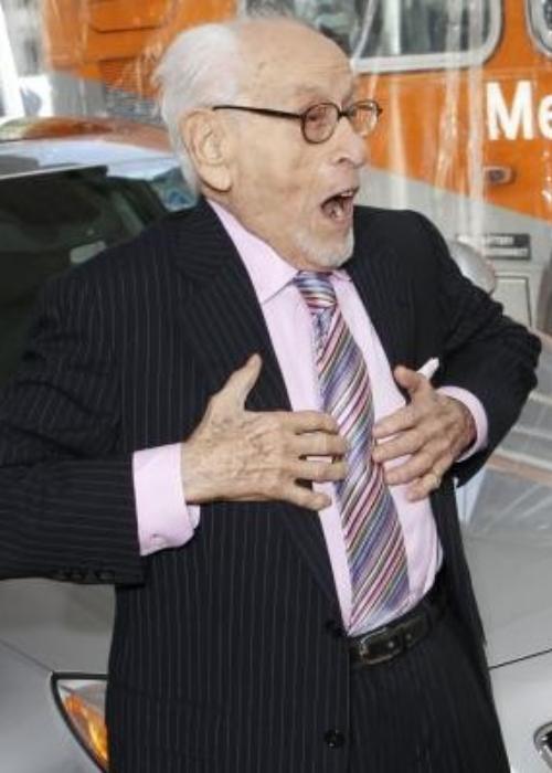 Eli Wallach as seen arriving at the Turner Classic Movies Classic Film Festival in 2010
