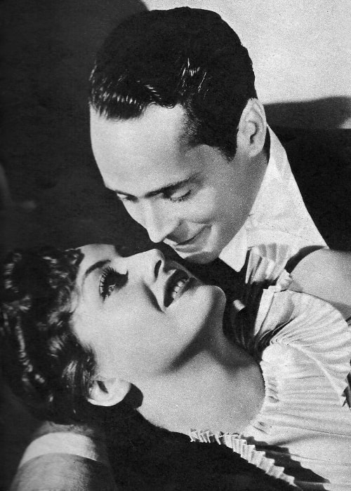 Franchot Tone and his first wife Joan Crawford in August 1933