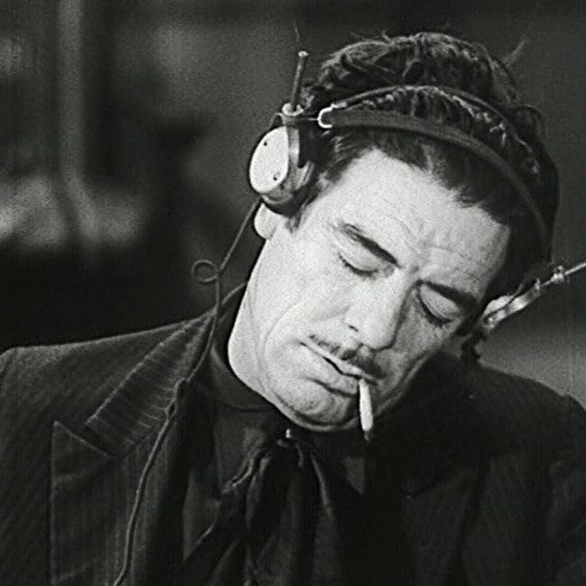 Glenn Strange as Sheriff Big Bill Collins in the American western film Western Mail (1942)