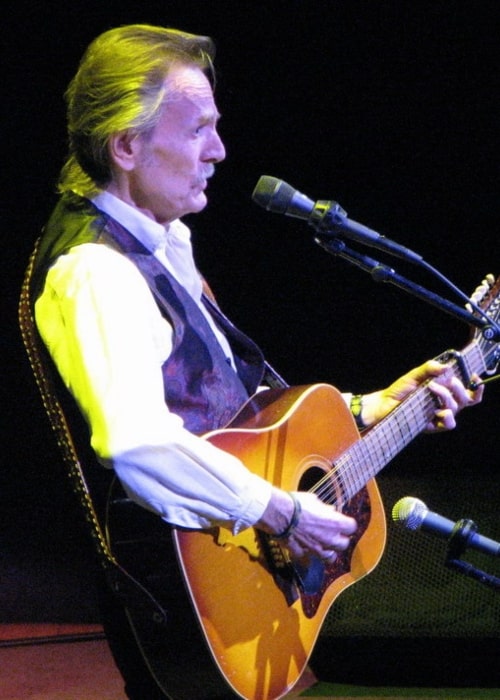 Gordon Lightfoot as seen while playing his twelve-string guitar at Massey Hall in Toronto, Ontario, Canada in 2008