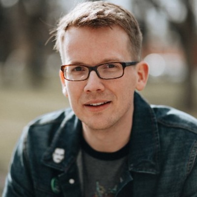 Hank Green as seen in a picture that was taken in the past