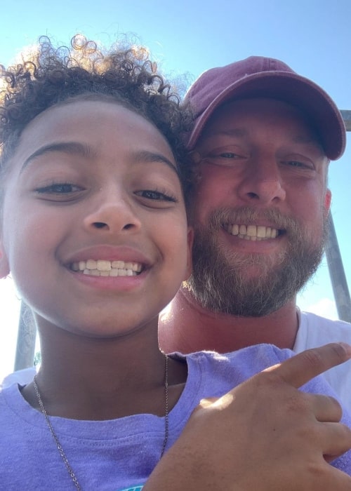 Kyle Chrisley as seen in a selfie with his daughter Chloe Chrisley in November 2022