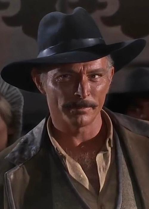 Lee Van Cleef as seen in the 1967 film Death Rides a Horse