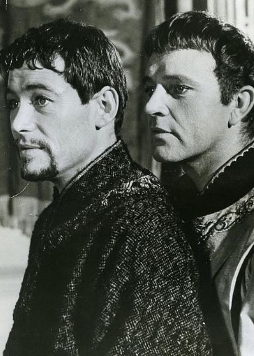 Peter O'Toole (Left) and Richard Burton as seen in a still from the 1964 film 'Becket'