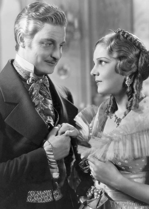 Promotional photograph for the film The Count of Monte Cristo starring Robert Donat and Elissa Landi in 1936
