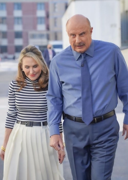 Robin McGraw and Phil McGraw in 2023