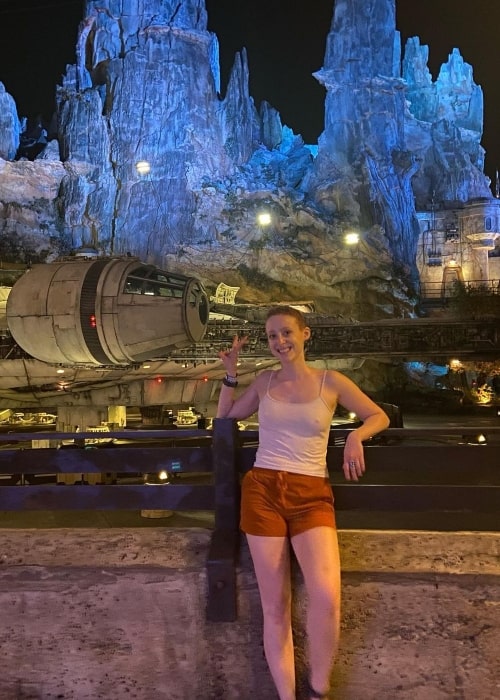 Samantha Weinstein as seen in a picture that was taken in August 2022, at the Disney Hollywood Studios Starwars Galaxy Edge
