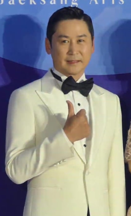 Shin Dong-yup as seen at 55th Baeksang Arts Awards Red Carpet in May 2019