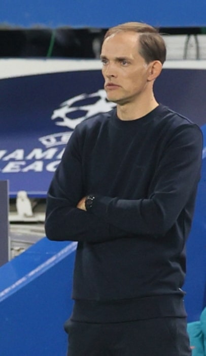 Thomas Tuchel with Chelsea Football Club in 2021