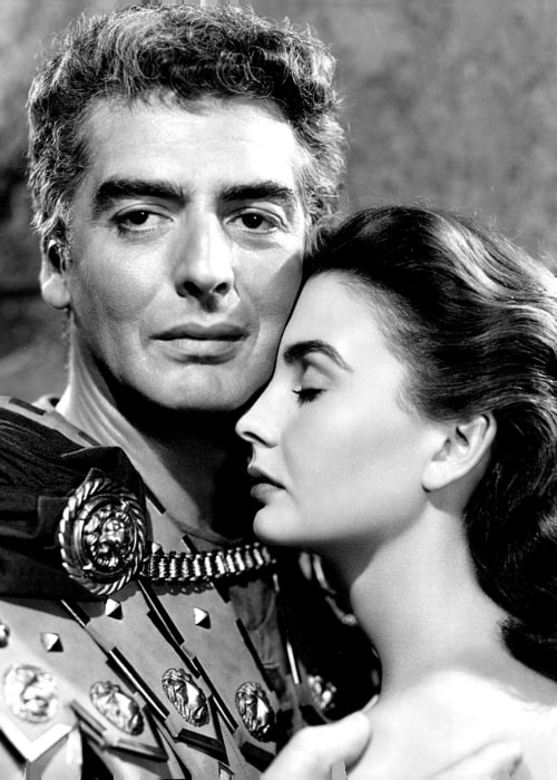 Victor Mature and Jean Simmons in 'Androcles and the Lion' (1952)