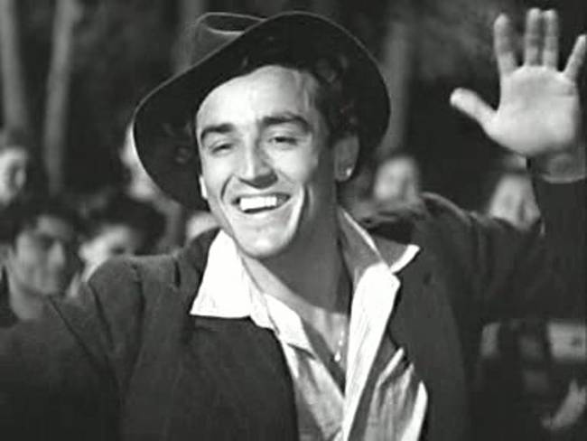 Vittorio Gassman as seen in the 1949 film Riso Amaro by Giuseppe De Santis