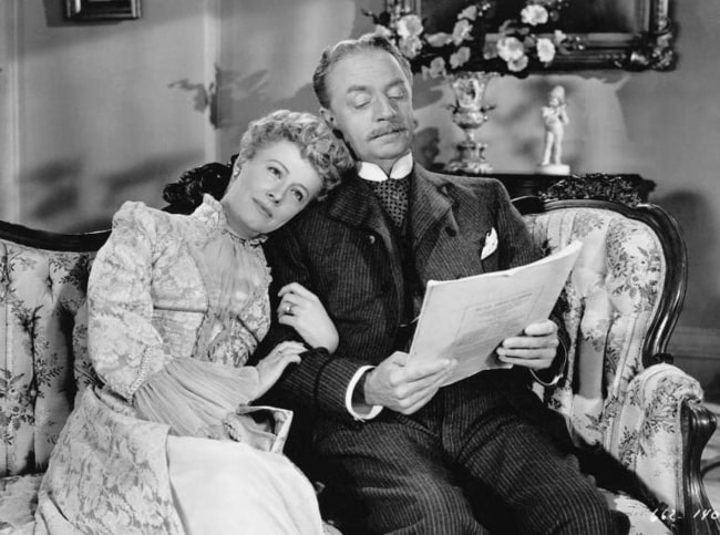 William Powell and Irene Dunne in the film 'Life with Father' (1947)