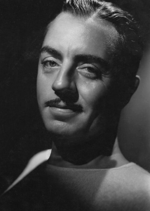 William Powell as seen in a publicity photo for Metro-Goldwyn-Mayer in 1936