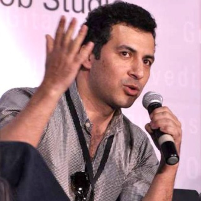 Aamir Bashir as seen while speaking at the Times of India Literary Carnival in 2013
