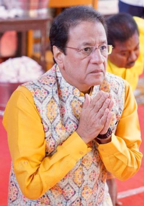 Arun Govil as seen in April 2023