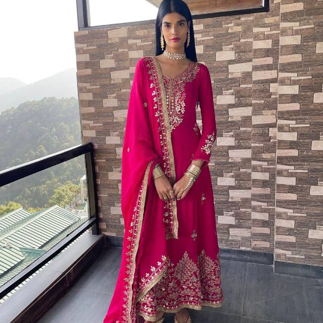 Bhumika Arora as seen dressed in traditional wear in an Instagram picture from 2022