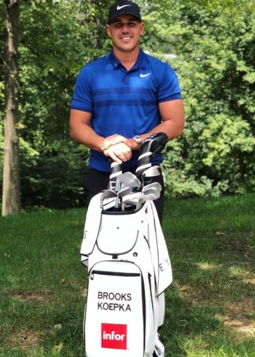 Brooks Koepka as seen in an Instagram Post in August 2018