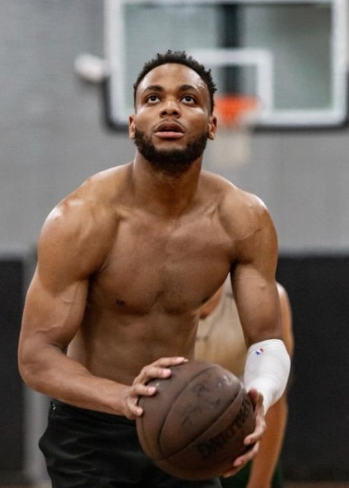 Bruce Brown Jr. as seen in an Instagram Post in July 2020