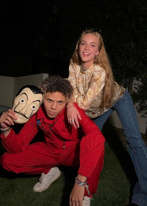 Corbin Cunningham as seen in a pictrue with Anna Shumate in November 2021, in Los Angeles, California