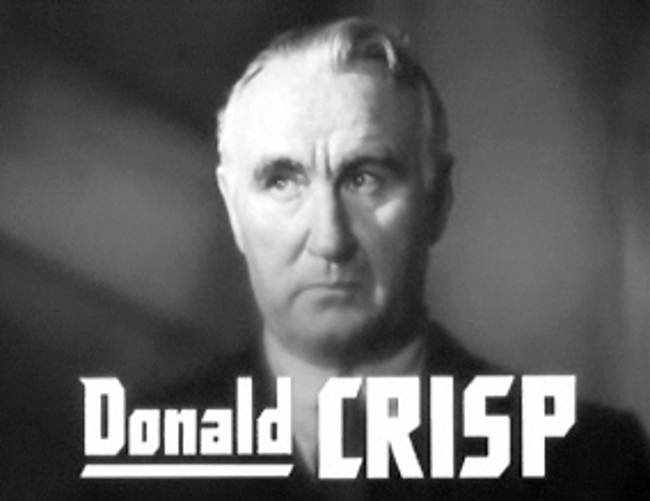 Donald Crisp as seen in the trailer of the movie Shining Victory
