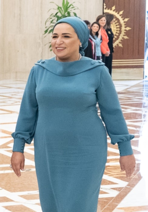 Entissar Amer as seen at the Ittihadiya Palace in Cairo, Egypt on October 6, 2018