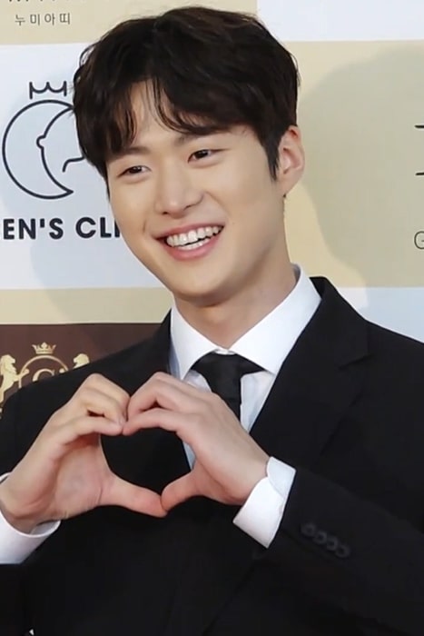 Gong Myung at the 24th Chunsa Film Festival in Gangnam-gu, Seoul in July 2019