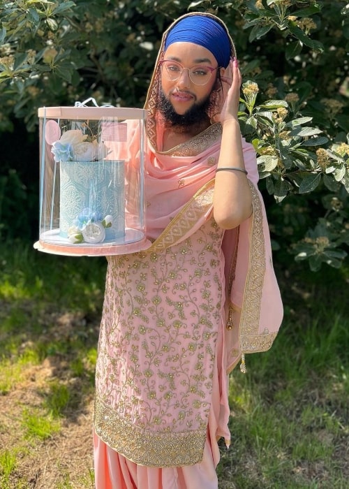 Harnaam Kaur as seen in a picture that was taken in May 2023
