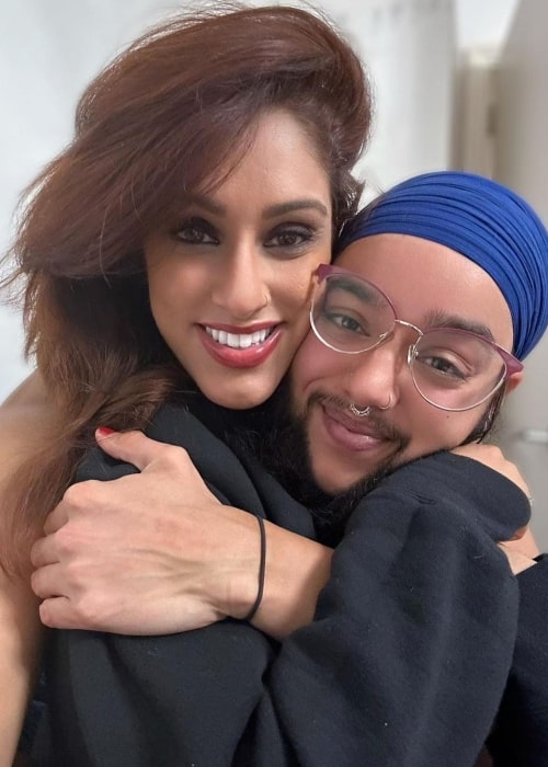 Harnaam Kaur as seen in a selfie that was taken in November 2022, with sarrauron