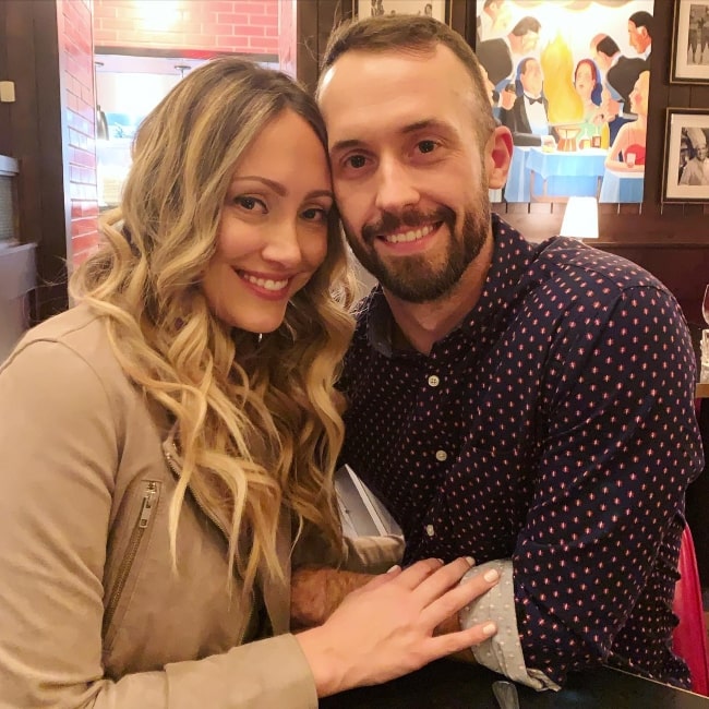 James Stauffer as seen in a picture with his wife Myka that was taken in December 2019