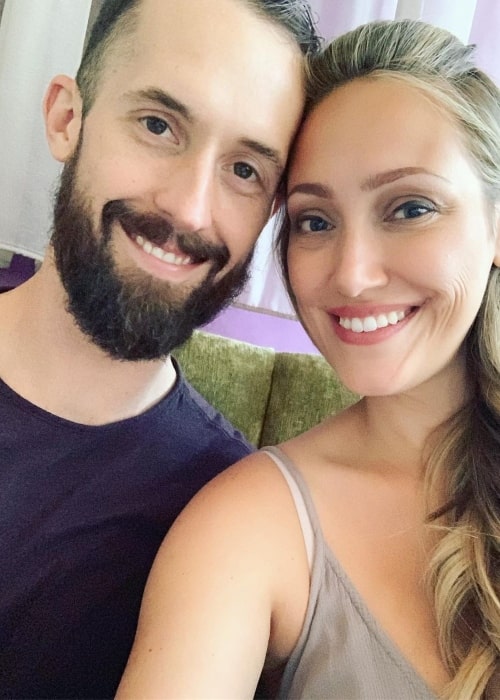 James Stauffer as seen in a selfie with Myka that was taken in September 2019