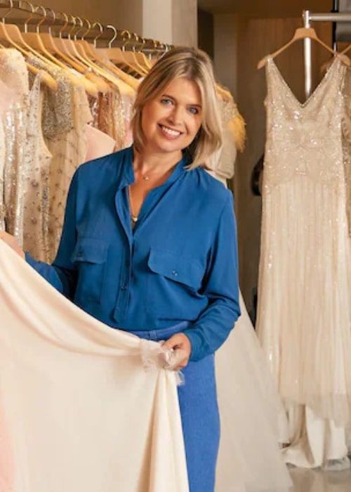 Jenny Packham as seen in an Instagram Post in March 2021