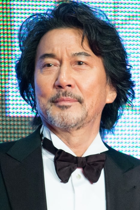 Kôji Yakusho as seen at the 26th Tokyo International Film Festival in 2015