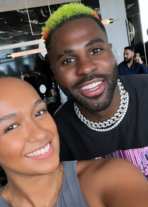 Latisha Clark as seen in a selfie that was taken with singer and songwriter Jason Derulo in the past