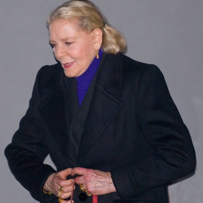 Lauren Bacall as seen at a press conference for 'The Walker' in February 2007