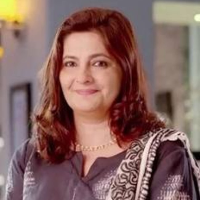 Mahru Sheikh as seen in a screenshot from a television scene