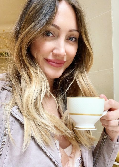 Myka Stauffer as seen in a selfie that was taken in March 2019