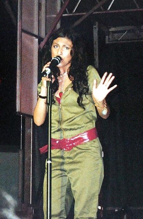 Paula DeAnda as seen performing on stage in 2007