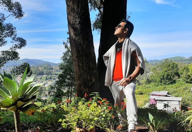 Rajiv Kachroo as seen while posing for a picture at McIver 180 in Coonoor, Tamil Nadu in December 2020