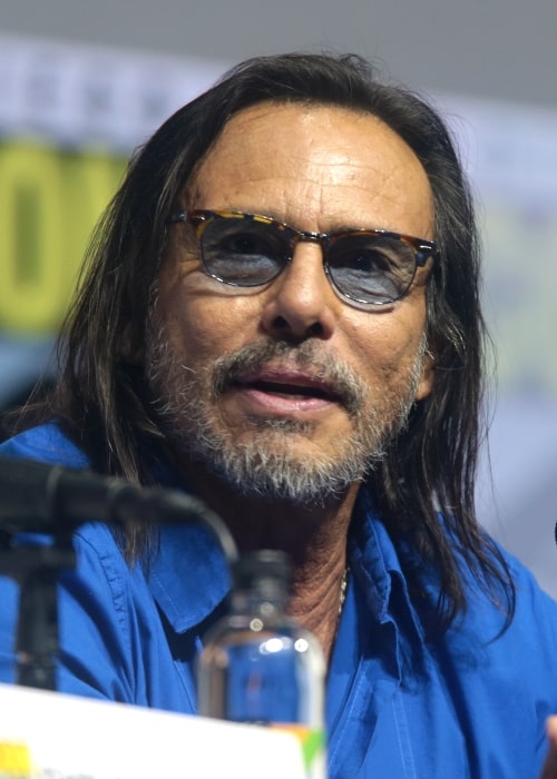 Raoul Trujillo as seen while speaking at the 2018 San Diego Comic-Con International in San Diego, California
