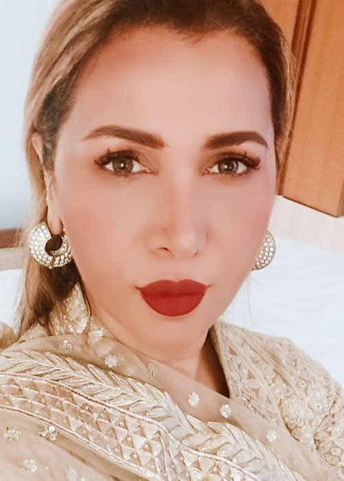 Ritu Shivpuri as seen in a selfie that was taken in August 2022