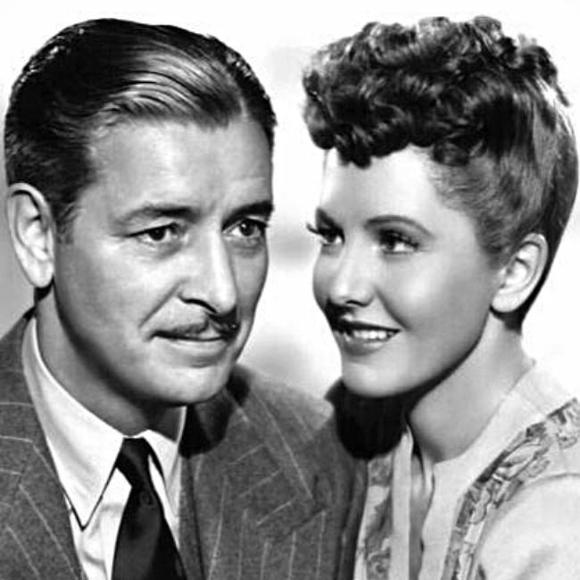 Ronald Colman as seen with Jean Arthur in the 1942 film Talk of the Town
