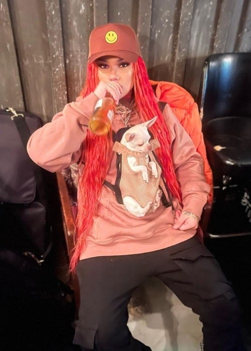 Snow Tha Product as seen in a picture that was taken in April 2023, in Minneapolis, Minnesota