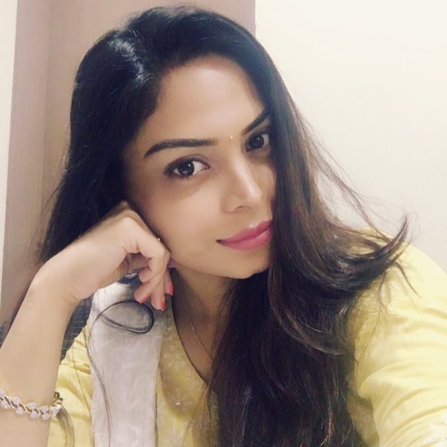 Sonam Bhattacharya as seen in a selfie that was taken in March 2017, at Sector-V; Salt Lake City
